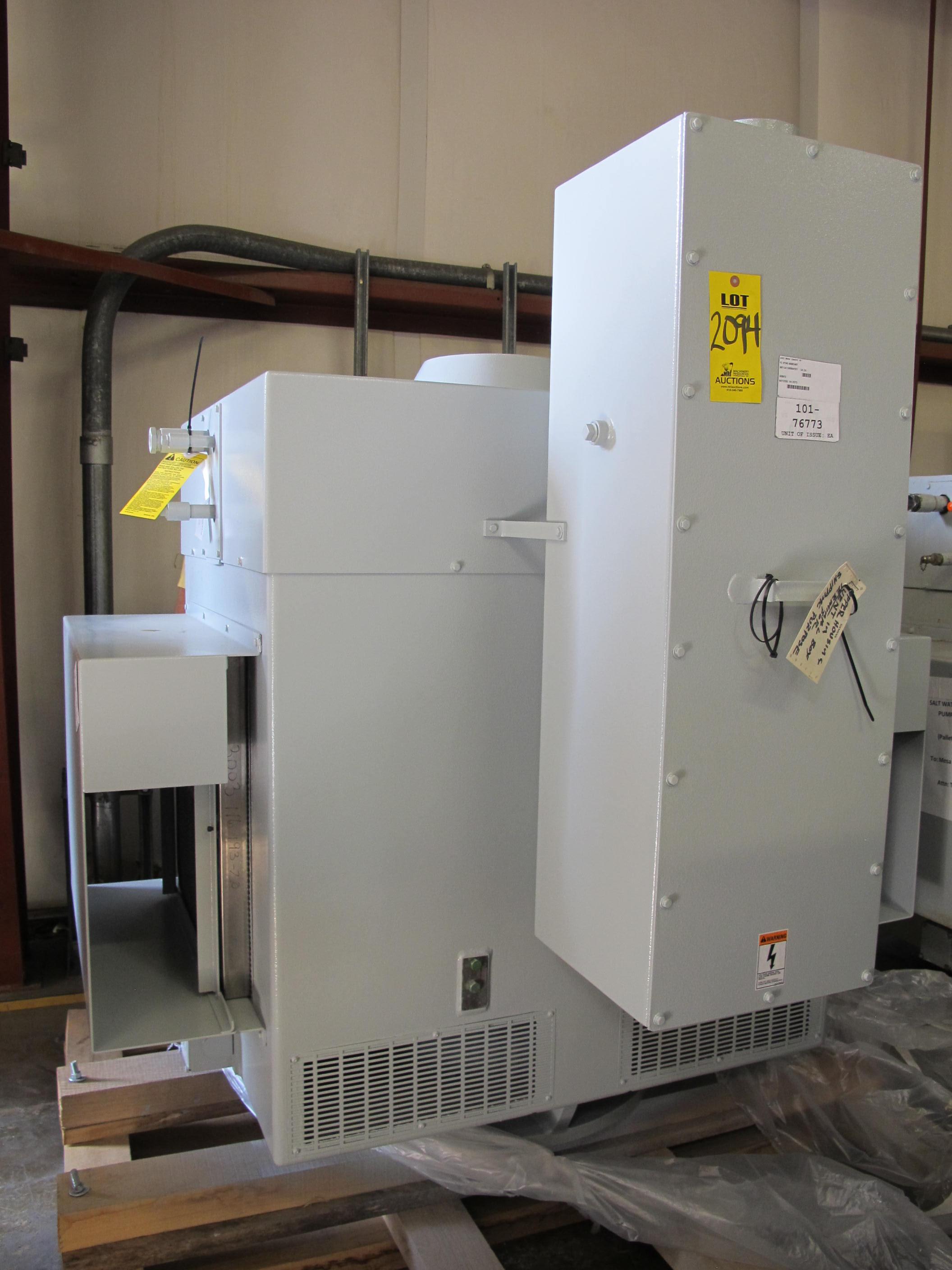 MOTOR, ELECTRIC TYPE, 400 HORSEPOWER, 4.16KV 3 PHASE, 900 RPM, 588 FRAME, 0.4KW, 480VAC SPACE HEATER. SO23-405-03C WILL INCLUDE: STATOR RTD'S, 100 OHM PLATINUM, W/LARGE AUX CONDUIT BOX WHICH WILL HOUSE STATOR RTD'S, BEARING THERMOCOUPLES, AND HEATER TERMINATIONS. TO BE SEISMICALLY QUALIFIED. PART # 8-5117-90227-4 (W-50) LOADING & HANDLING FEE $500-